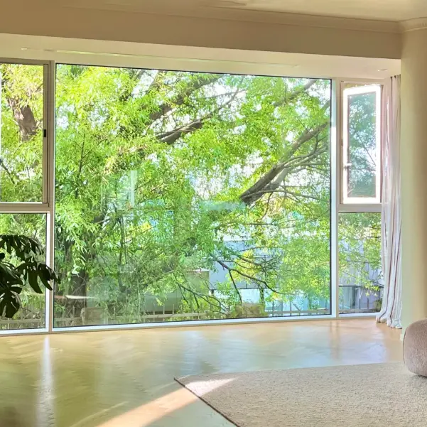 Okna sięgające od podłogi do sufitu ze stopu aluminium