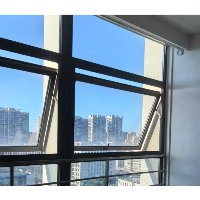 Okna otwierane na zewnątrz ze stopu aluminium