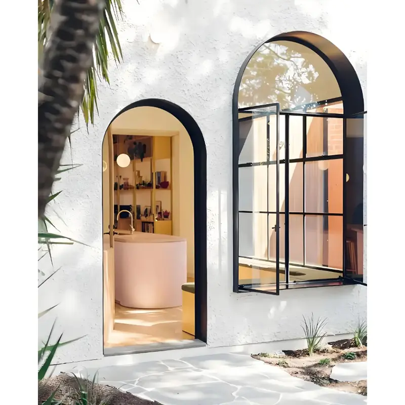 Okna w kształcie stopu aluminium