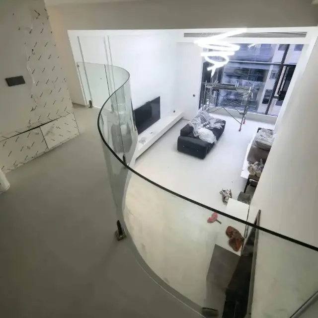 Curved Glass Railings