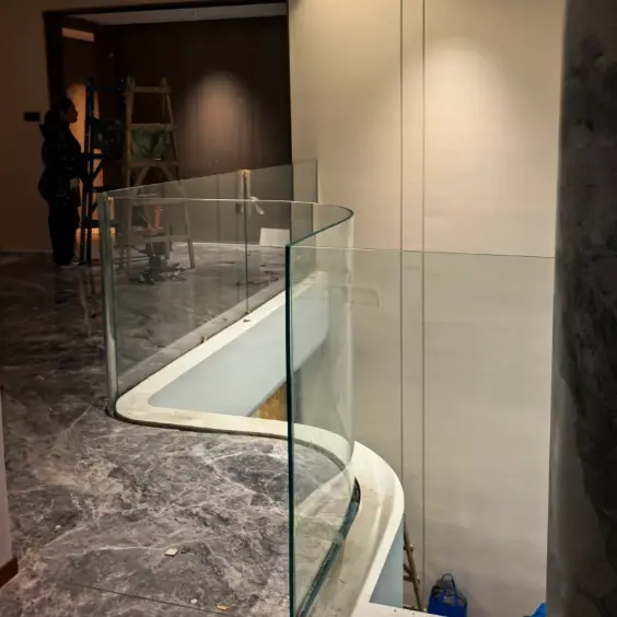 Curved Glass Railings