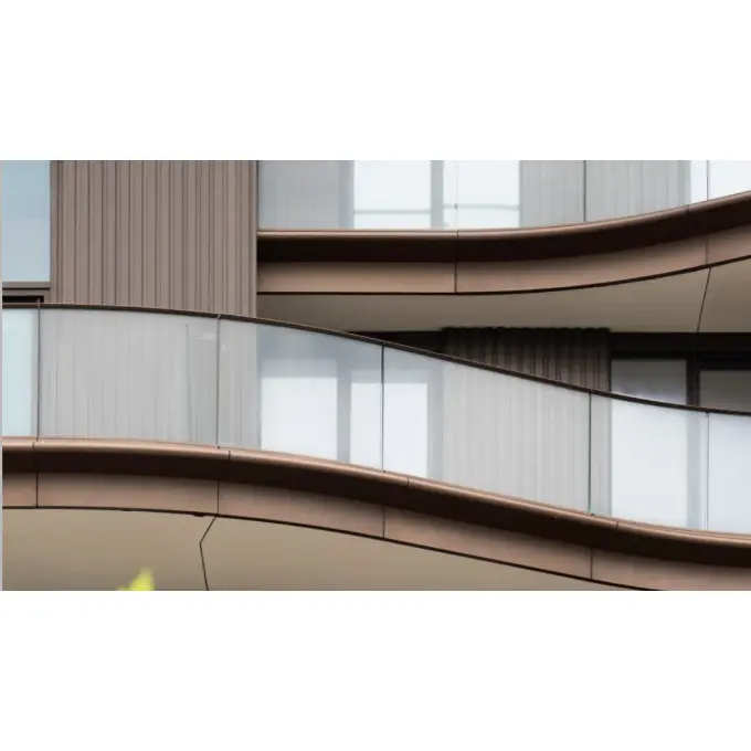 Szkło kształtowe do balustrad