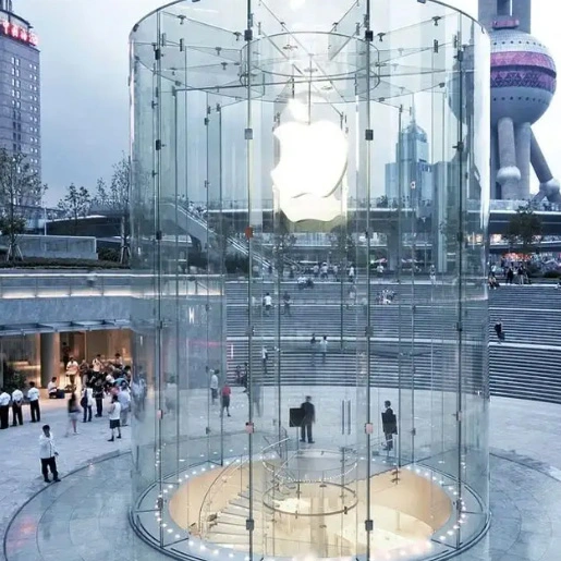 Hartowane zakrzywione szkło